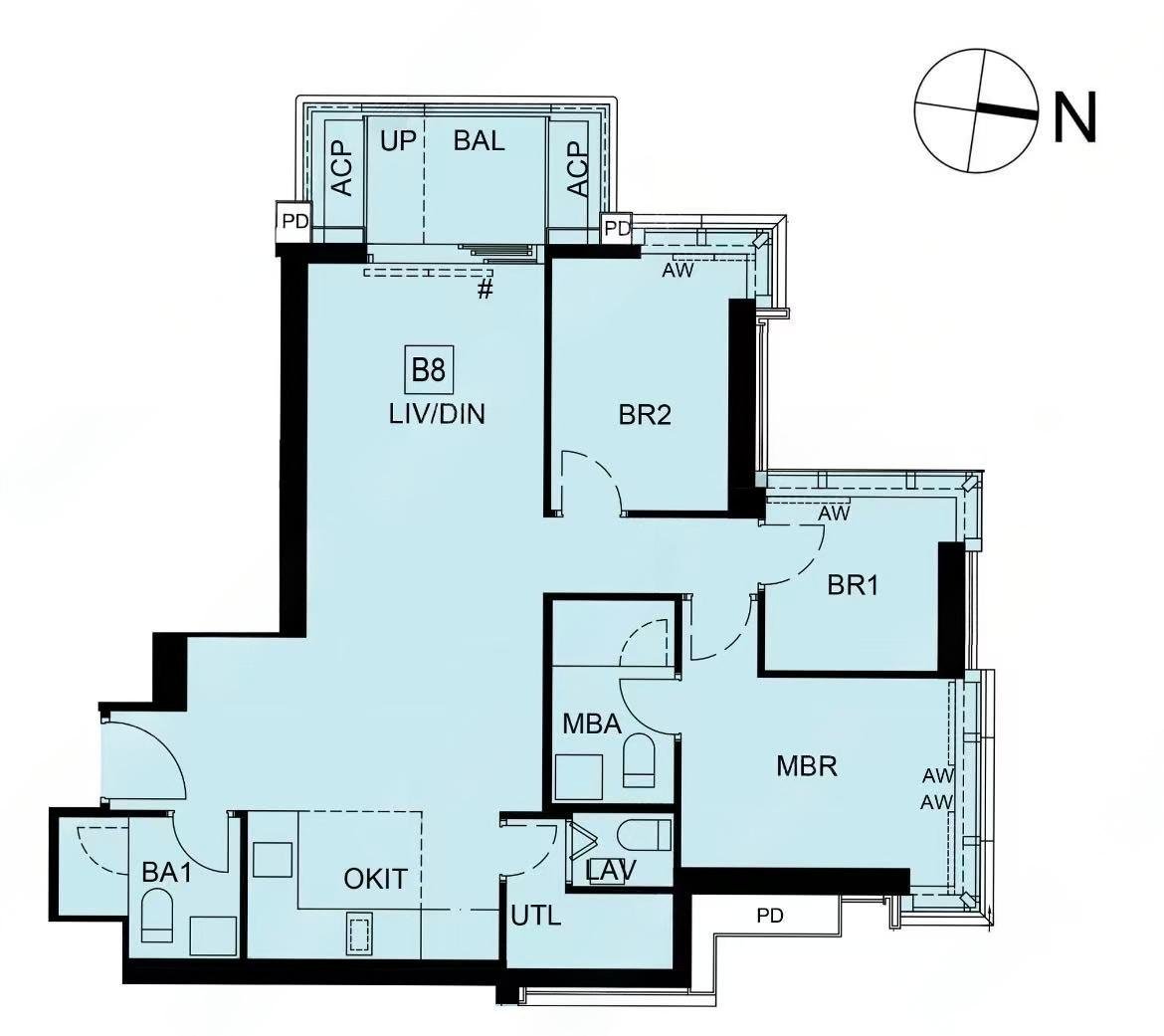 天璽・天 Cullinan Sky 三房戶型 - 1851萬起